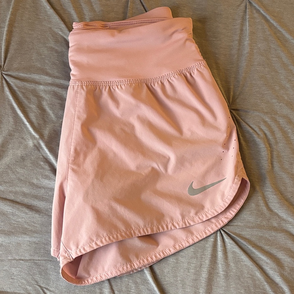 Nike Women’s Light Pink Dri-Fit Running Shorts